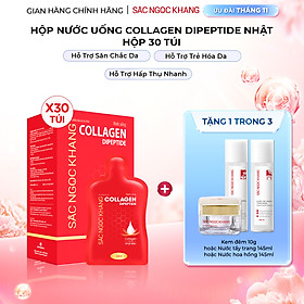 [NEW] Nước uống đẹp da Collagen Dipeptide Sắc Ngọc Khang tinh khiết nhập khẩu từ Nhật Bản, đạt chuẩn hàm lượng hấp thụ nhanh & vượt trội giúp trẻ hóa làn da - săn chắc và sáng mịn