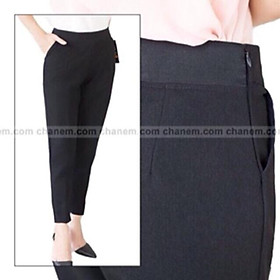 Quần Baggy lưng chun khoá sườn vải dày đẹp, may cẩn thận, form chuẩn