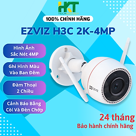 Camera Wifi Ezviz Ngoài Trời AI thông minh, màu ban đêm, H3C 4MP 2K - Hàng chính hãng