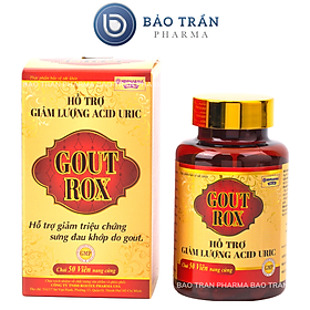 Viên uống Gout Rox hỗ trợ giảm triệu chứng sưng đau khớp do gout