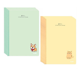 Lốc vở Caro may dán gáy B5 (175 x 250) mm / Sổ Caro Klong 834 / 835 / 836