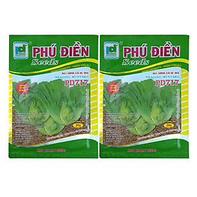 Bộ 2 túi Hạt Giống Cải Bẹ Dưa Muối (Brassica juncea) (20g / túi)