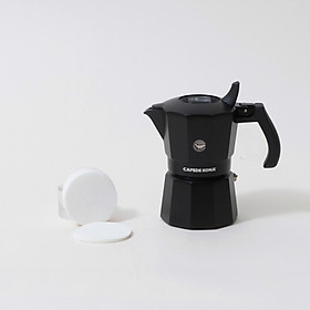 Mua Combo bình moka nhôm 2 cup 90ml màu đen CAFE DE KONA