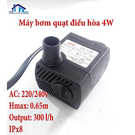 Máy bơm quạt điều hòa 4w - máy bơm quạt làm mát 4w