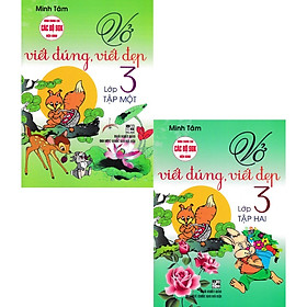 Sách - Combo Vở Viết Đúng, Viết Đẹp Lớp 3 (Dùng Chung Cho Các Bộ SGK Hiện Hành, Bộ 2 Cuốn)