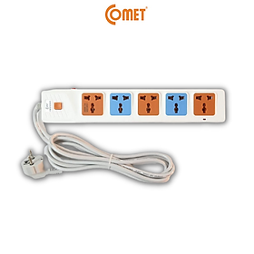 Mua Ổ Cắm Điện Nối Dài COMET CES10503 2500W  Dây Dài 3M  5 Lỗ 3 Chấu  Chất Liệu Nhựa PP Chống Cháy  Có Cầu Chì Bảo Vệ