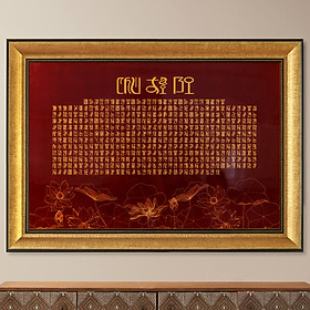 Mua Tranh sơn mài dát vàng phòng thờ Chú Đại Bi