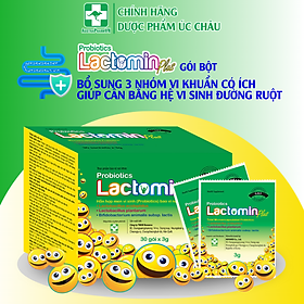 Men Vi Sinh dạng bột thơm ngon LACTOMIN PLUS - Chính Hãng Hàn Quốc - Bổ sung 3 chủng lợi khuẩn bao vi nang