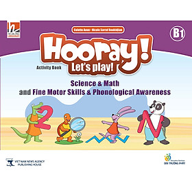 Hooray Let's Play B1 Science & Math and Fine Motor Skills-Phonological Awareness Activity Book