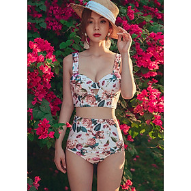 Hình ảnh Bikini Hai Mảnh Hoa Hồng Trẻ Trung Dễ Thương AT143 MayHomes