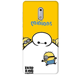 Ốp lưng dành cho điện thoại NOKIA 6 hinh Big Hero Minions