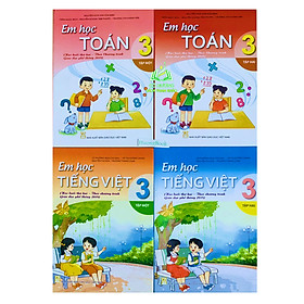 Sách - Combo Em Học Toán và Tiếng Việt 3 tập 1+2 (Theo Chương Trình Giáo Dục Phổ Thông 2018) - ĐN