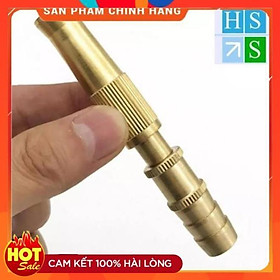 Đầu vòi xịt tăng áp bằng đồng, Vòi rửa xe hơi, rửa sân, tưới cây, làm vườn, Vòi xịt điều chỉnh được áp lực nước 206587