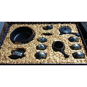 Mua BỘ TRÀ ĐẠO BẰNG SỨ PHONG CÁCH NHẬT CÓ TỐNG VÀ LỌC TRÀ 14 CHI TIẾT - VD169