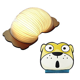 Đèn LED trang trí bìa cuốn sách hoạt hình gấp mở thú vị cho bé - Đổi màu bảy sắc cầu vồng