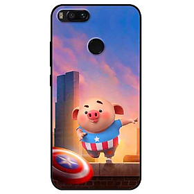 Ốp lưng in cho Xiaomi Mi A1 Mẫu Heo CAP