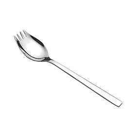 304 Stainless Steel Fork Spoon Dual Purpose Spoon Fruits Salad Integrated Spoon Cute Household Fork Spoon Integrated Spoon