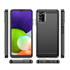 Ốp lưng chống sốc Vân Sợi Carbon cho Samsung Galaxy A03s - Hàng nhập khẩu