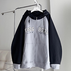 Áo Khoác Nỉ BORD (Ảnh thật shop chụp), áo khoác hoodie trùm đầu phong cách Hàn Quốc chất liệu nỉ cao cấp dày dặn cá tính