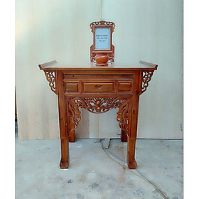Mua Bàn thờ 1 tầng trạm rồng BT 107 - Đồ Gỗ Mạnh Hùng