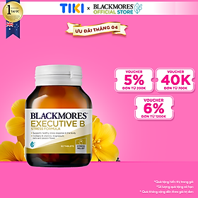 Viên Uống Giảm Căng Thẳng Hỗ Trợ An Thần Blackmores Executive B Stress Formula Lọ 62 Viên