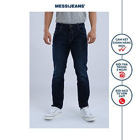 Quần Jeans Nam Ống Đứng Màu Đen Thời Trang Cao Cấp MESSI MJB0178-22