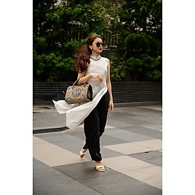 Áo Dài Cách Tân Organza Mai ADA011 thời trang thiết kế Hity