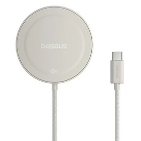 Mua Đế Sạc Không Dây Baseus Simple Mini4 Magnetic Wireless Charger Qi2 15W (Magnetic Wireless Smart Charger Dùng Cho iPhone 12 13 14 15 Series Airpods 3 Android) hàng chính hãng