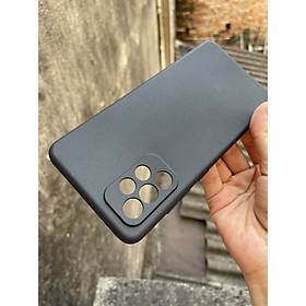 Ốp lưng dẻo cho Samsung Galaxy A72, A72 5G (đen) bảo vệ Camera