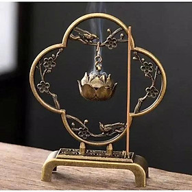 Lư Xông Trầm Tiểu Cảnh sang trong mini trang trí bàn làm việc, phòng khách tiện dụng