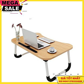 Mua Bàn Gỗ Xếp Có Ngăn Để Ipad Tiện Lợi - Giao Hàng Toàn Quốc