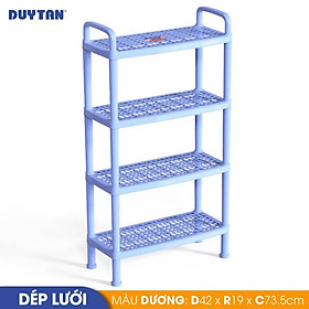 Mua Kệ dép lưới nhỏ nhựa Duy Tân 4 tầng (42 x 19 x 73.5cm) - 03895 - Giao màu ngẫu nhiên - Hàng chính hãng
