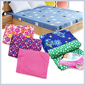 Mua Ga bọc đệm chống thấm nước tuyệt đối cho trẻ em và người già đủ kích cỡ phù hợp với mọi loại giường - Drap chống thấm in họa tiết bảo vệ nệm ngủ gia đình