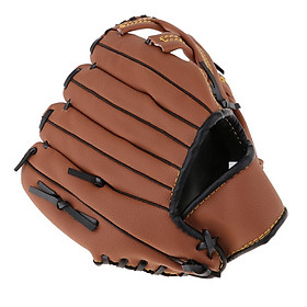 Baseball Gloves Soft Solid PU Leather Thickening Pitcher Softball Gloves Child/Teens/Adult Style Professional Mitt for Catching