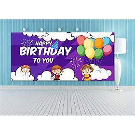 Mua Background hiflex cho sinh nhật  banner HPBD  sinh nhật cho bé HPBD-17