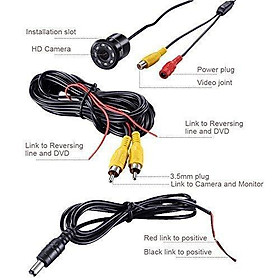 Mua Camera lui cho xe o to-Camera Lùi 8 Mắt Cảnh Báo Cho Xe Hơi  sản phẩm an toàn trên hành trình chuyến đi