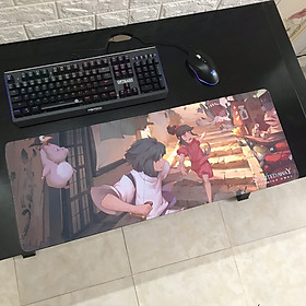 Miếng Lót Chuột, Bàn Di Chuột, mouse pad cỡ lớn Kaws - Brearbrick (80x30x0.3)