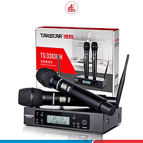 Takstar 3310UH - Micro Không Dây UHF Cho Phòng Học, Văn Phòng, Sân Khấu, Karaoke Gia Đình, Phạm Vi 100m, hàng chính hãng