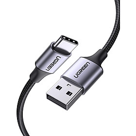 Mua Cáp USB type C to A bọc nhôm chống nhiễu 3M màu xám đen Ugreen 288TYC60408US Hàng chính hãng