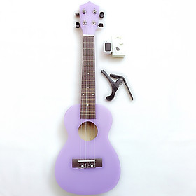 Mua Đàn Ukulele Concert Woim 33A19 kèm capo nâng tông và máy lên dây điện tử