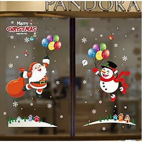 Decal tĩnh điện trang trí noel (không cần keo dán) - HYC-61