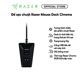 Mua Đế Sạc Không Dây Razer Mouse Dock Chroma - Hàng Chính Hãng