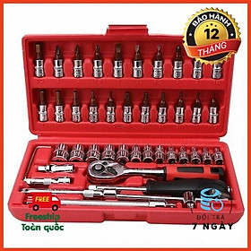 Mua Bộ dụng cụ mở bu lông ốc vít   ĐỒ NGHỀ Sửa Chữa Ô Tô Xe Máy   đa năng 46 chi tiết 2021