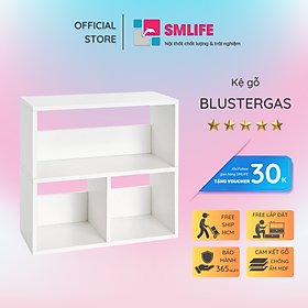 Mua Kệ giá đỡ sách từ gỗ tại nhà SMLIFE Blustergas