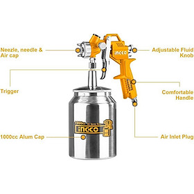 Mua SÚNG PHUN SƠN 1000CC 4BAR INGCO ASG3101 - HÀNG CHÍNH HÃNG