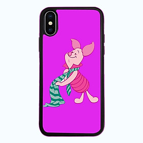 Ốp Lưng Kính Cường Lực Dành Cho Điện Thoại iPhone X Pig Pig Mẫu 8