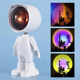 Mua Đèn Hoàng Hôn  Đèn chiếu cầu vòng phi hành gia robot Màu Siêu Đẹp Dùng Quay Video livetream   Titok  chụp hình sống ảo