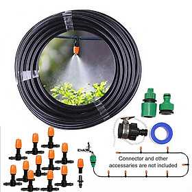 Expandable Garden Hose, Flexible Water Hose, Premium Rubber Garden Hose, 4/7mm, 50M