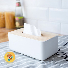 Mua Hộp Đựng Khăn Giấy Nắp Gỗ  Siêu Sang GD484-HOPNaGo