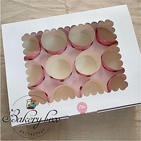 Mua 20 Hộp Giấy Đựng Bánh Cupcake Có Mặt Kính Trong Suốt 2 4 6 12